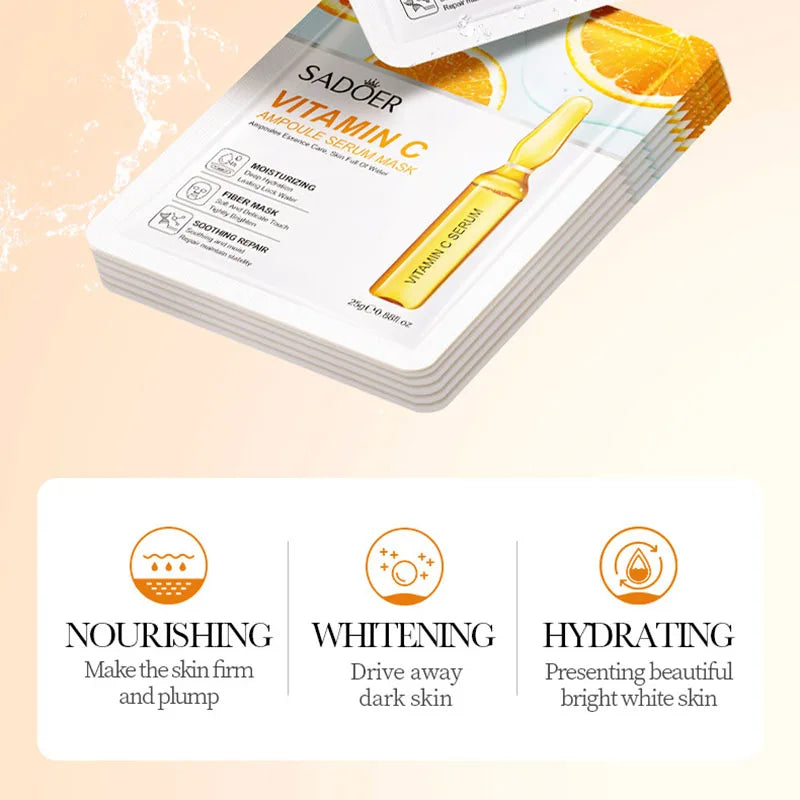 15pcs 24k GOLD HYALURONIC ACID FACE MASK