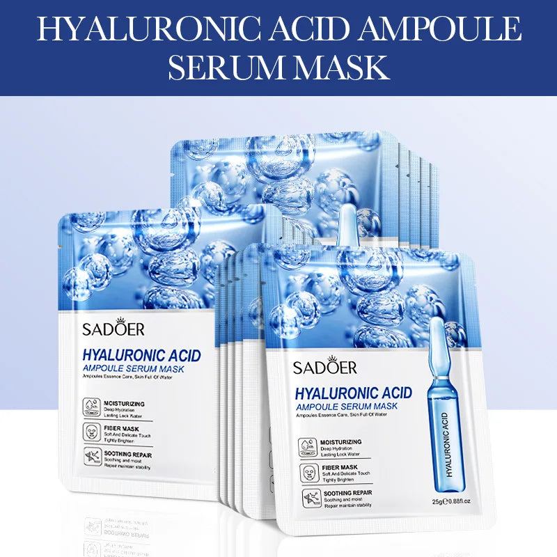15pcs 24k GOLD HYALURONIC ACID FACE MASK