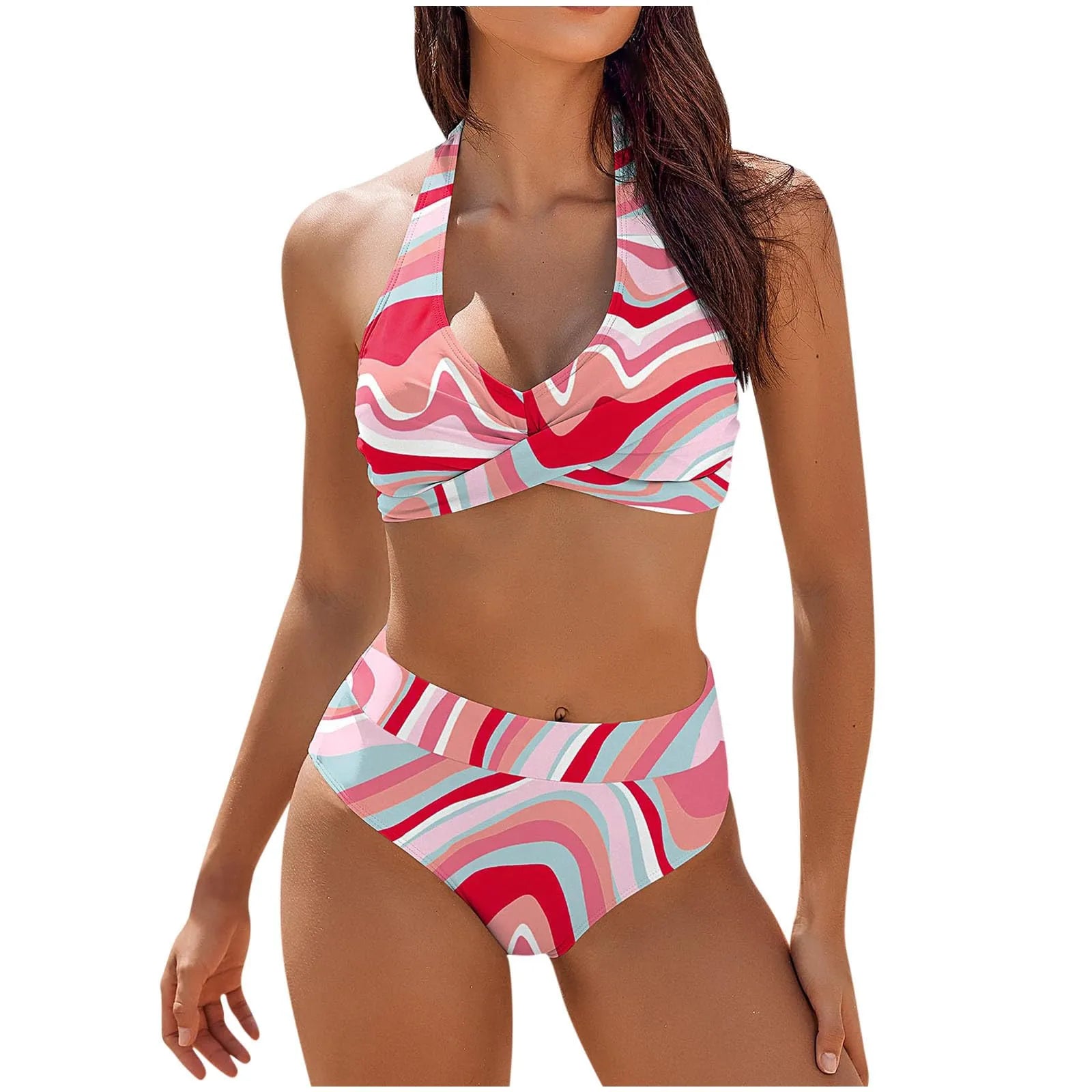 TWO PIECE BIKINI BEACH FLORAL