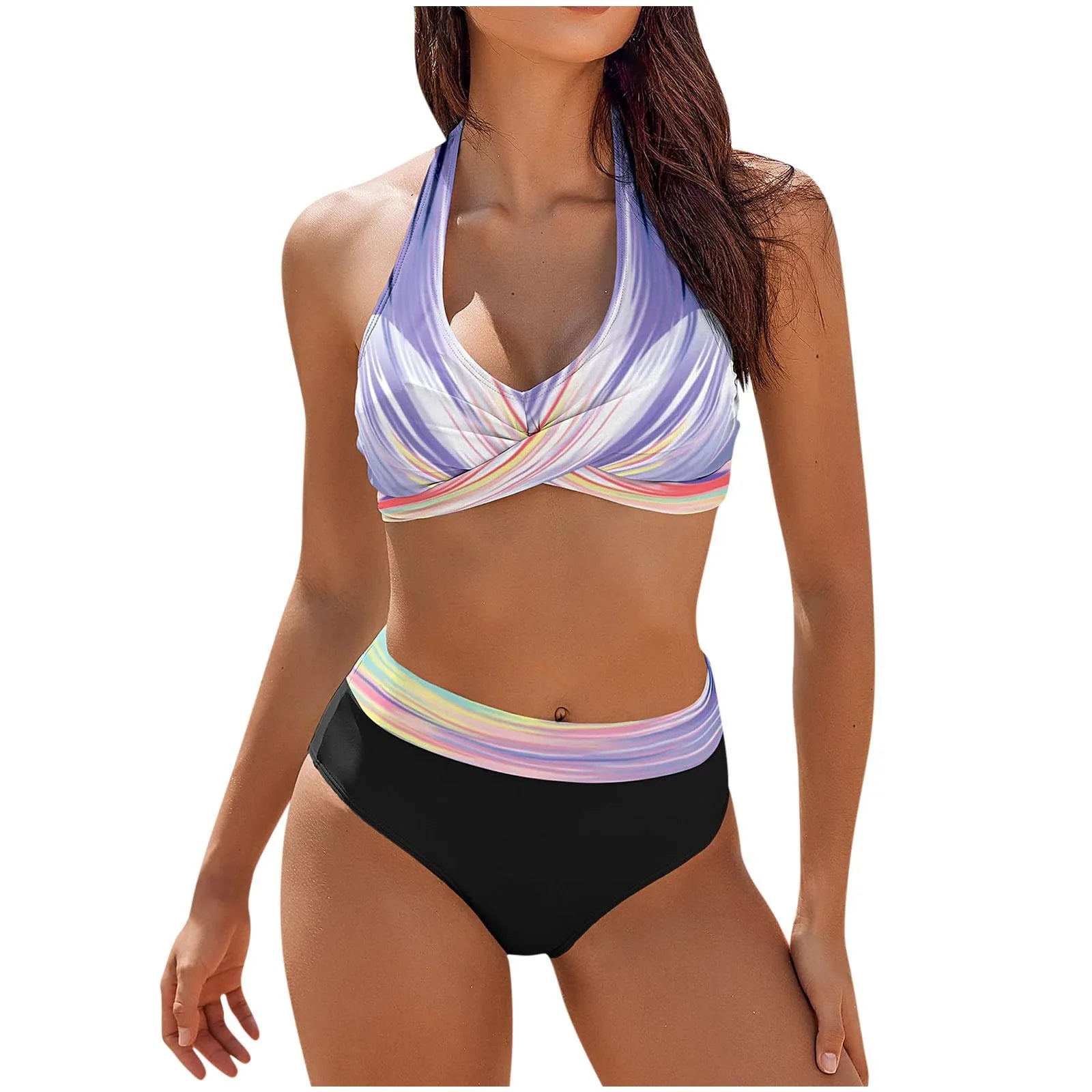 TWO PIECE BIKINI BEACH FLORAL