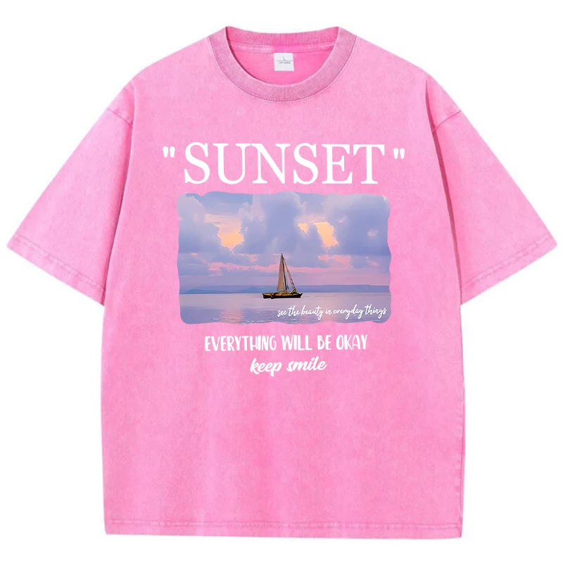 ROSE RED SUNSET T-Shirts