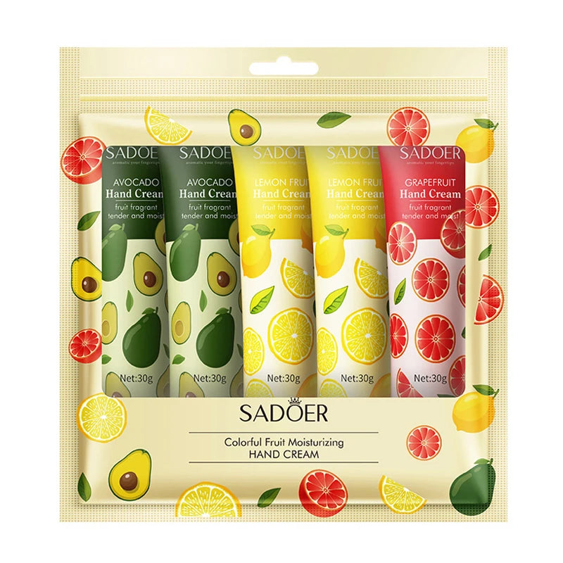 5Pcs SET FRUIT FRAGRANCE CREAM