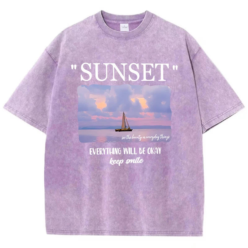 PURPLE SUNSET T-Shirts