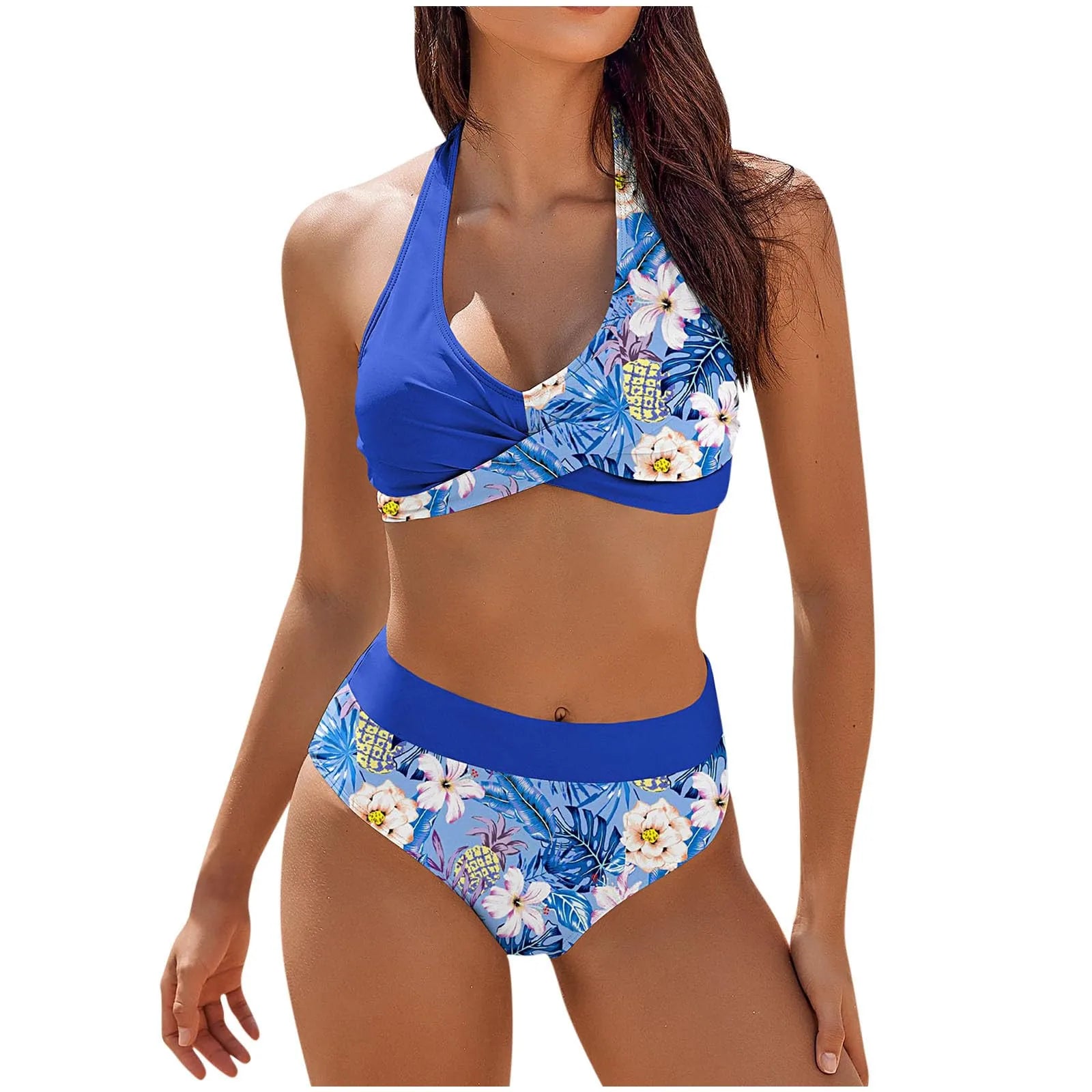 TWO PIECE BIKINI BEACH FLORAL