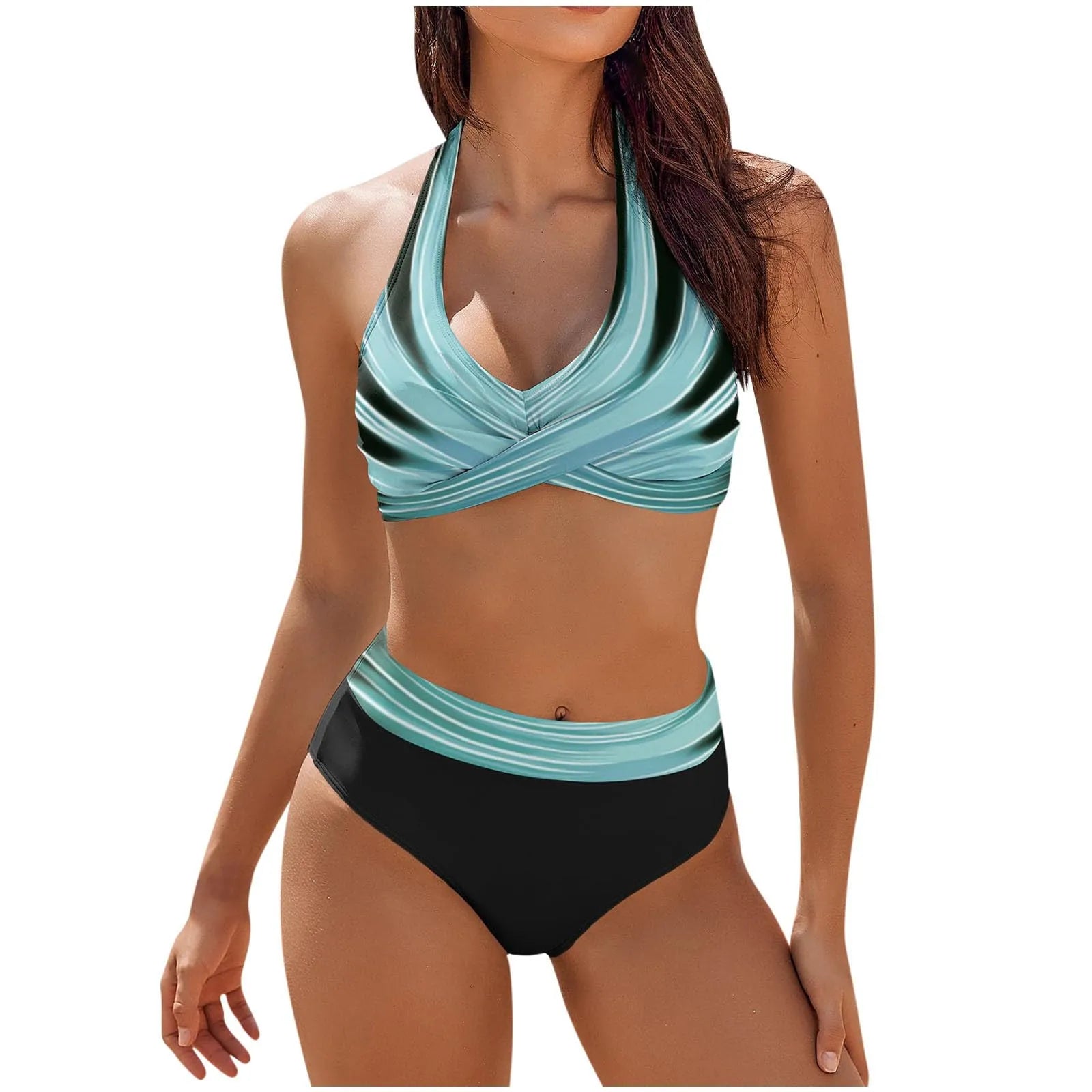 TWO PIECE BIKINI BEACH FLORAL