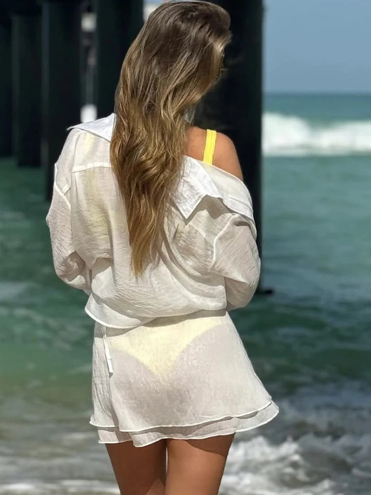 TWO SETS SUMMER SLIM BEACHWEAR