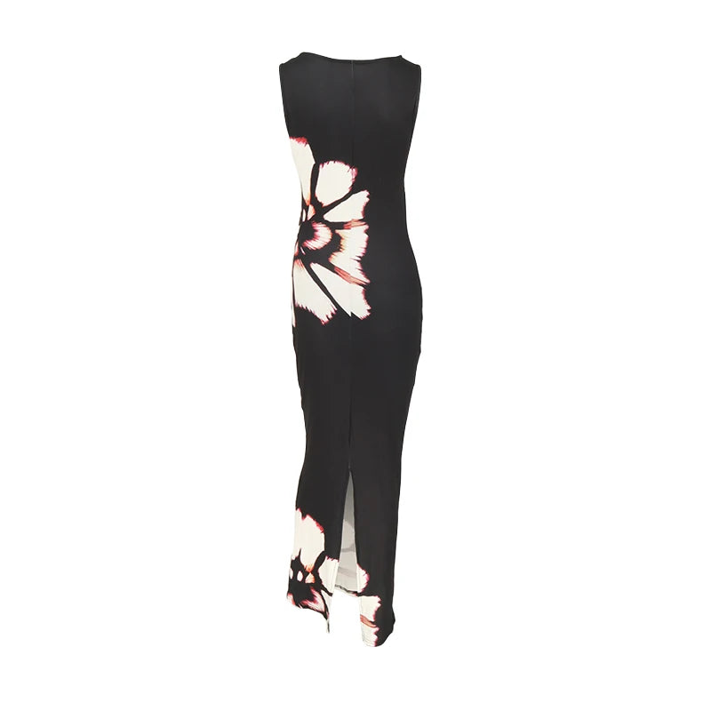 FASHION PRINT CASUAL DRESS