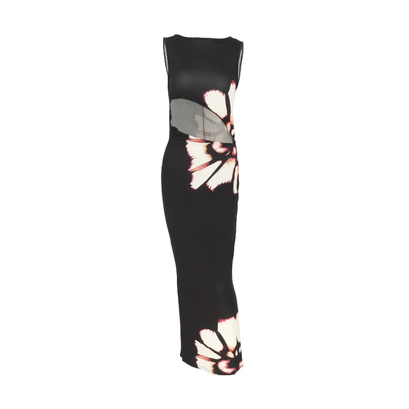 FASHION PRINT CASUAL DRESS