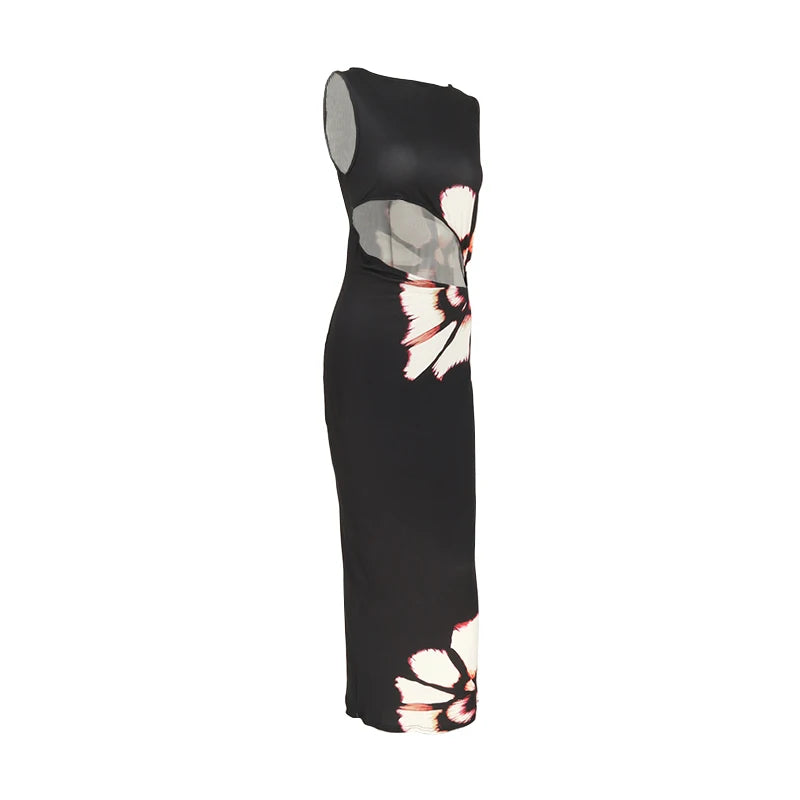 FASHION PRINT CASUAL DRESS